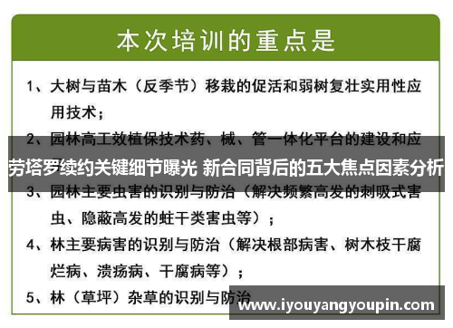 劳塔罗续约关键细节曝光 新合同背后的五大焦点因素分析